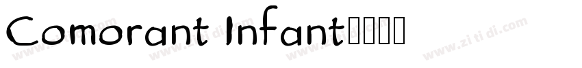 Comorant Infant字体转换